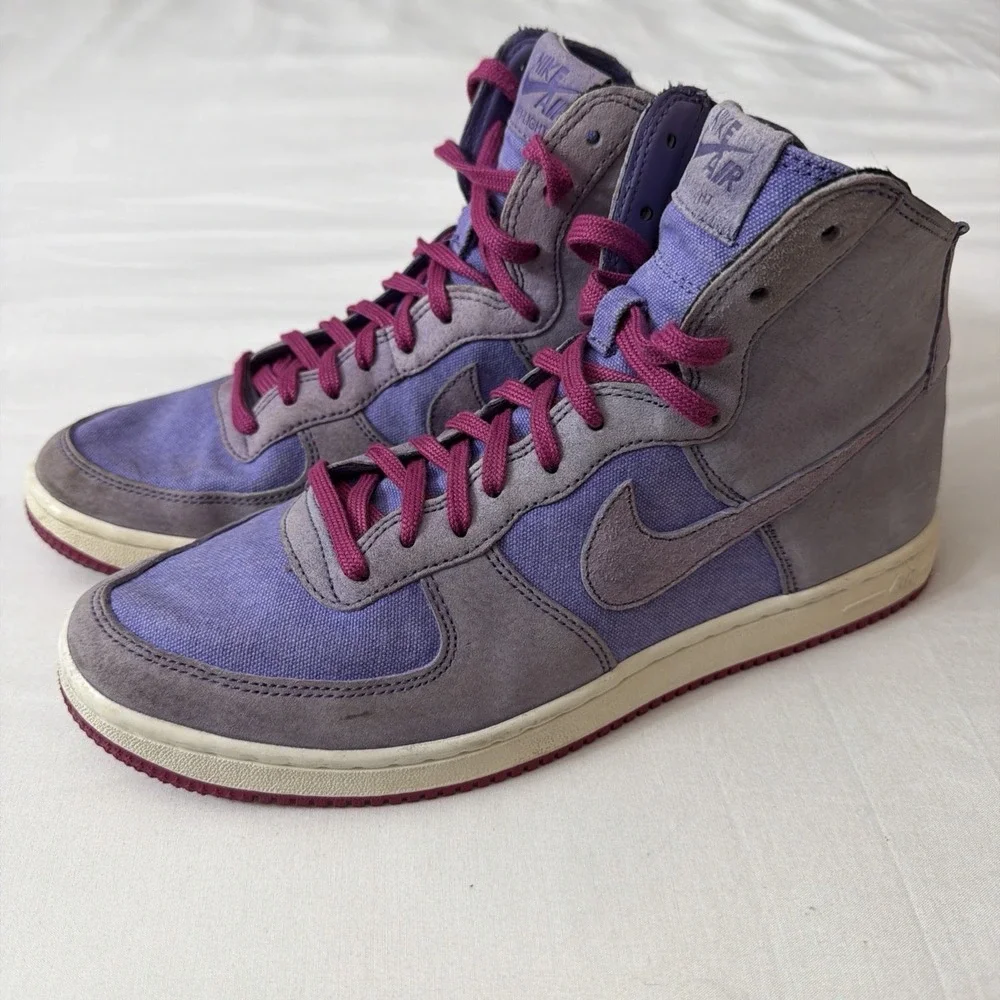 Nike Air Force 1 Light Hi Decons Purple/Rave Pink Women's‎ Size 9 M 538226-500